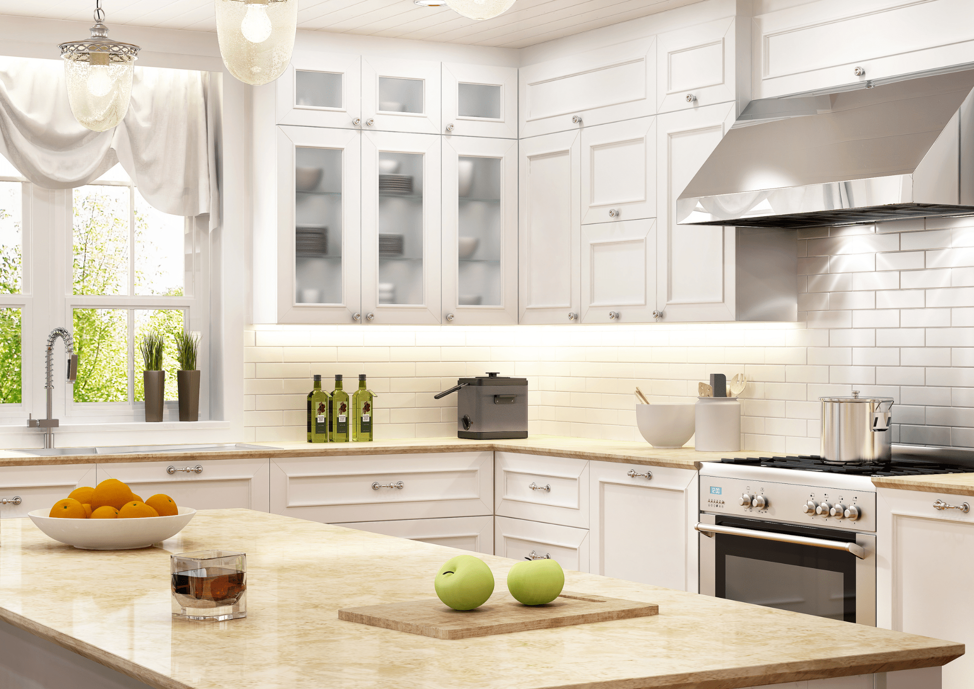 Cocina sencilla y elegante en piso de Sant Quirze del Vallès