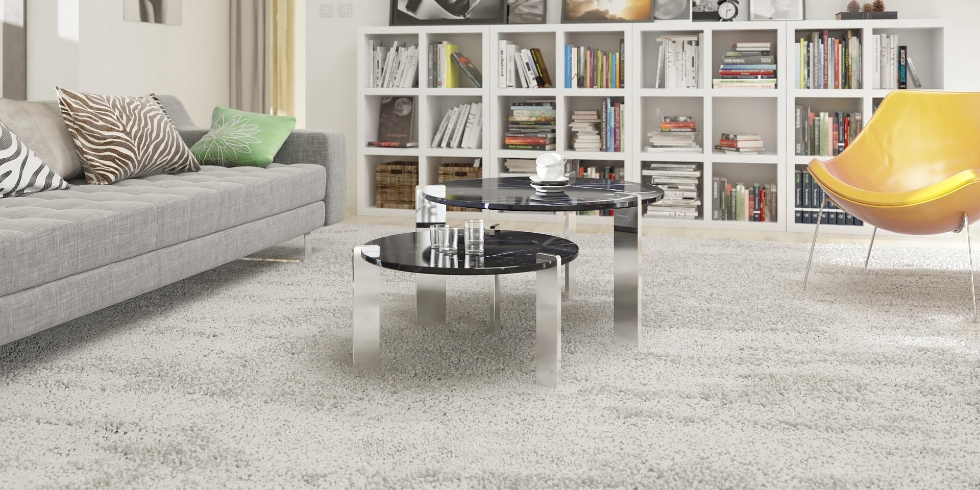 Salón ordenado para su muestra a compradores