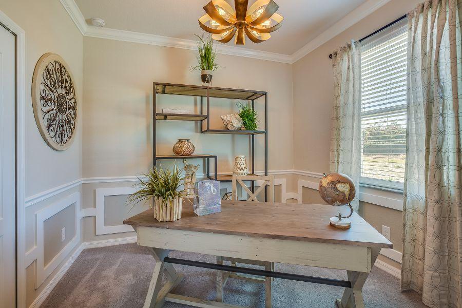 espacio decorado con moderno
